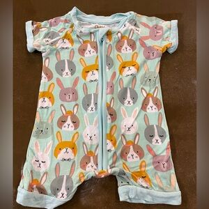 Little sleepies shorty rad rabbit 0-3